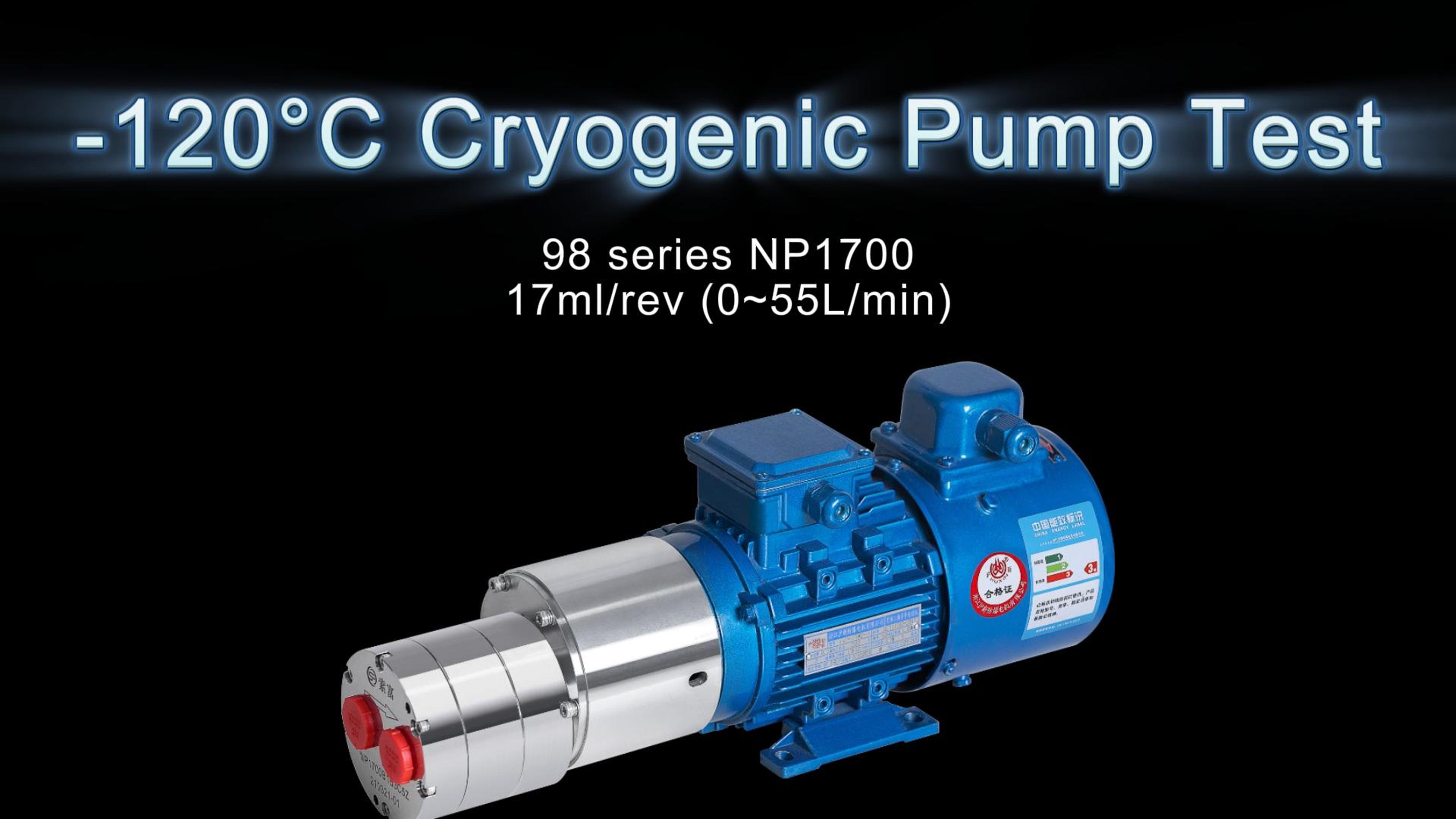 -120°C Cryogenic Pump Test NP1700